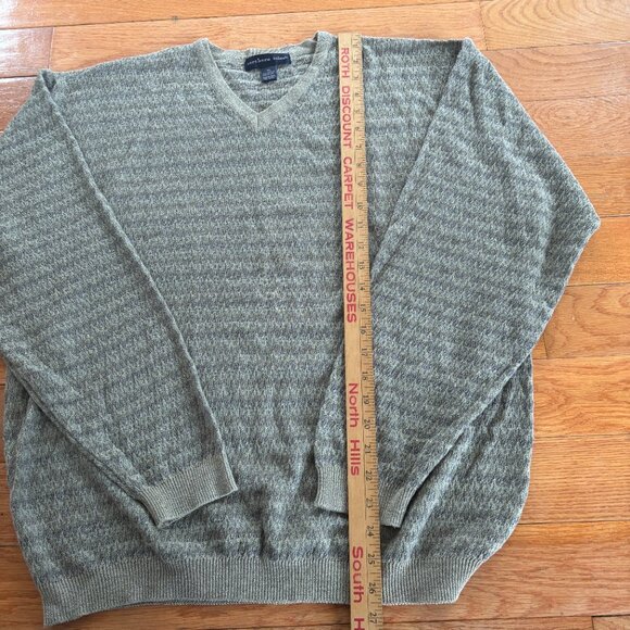 Northern Isles Sweater Mens XL V Neck Long Sleeve Synthetic Knit Grandpa Acrylic - Picture 6 of 8